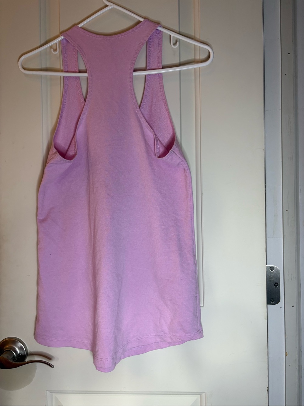 Next Level Apparel Lavender Racerback Tank with Black Chakra Print Size Small - Picture 2 of 4